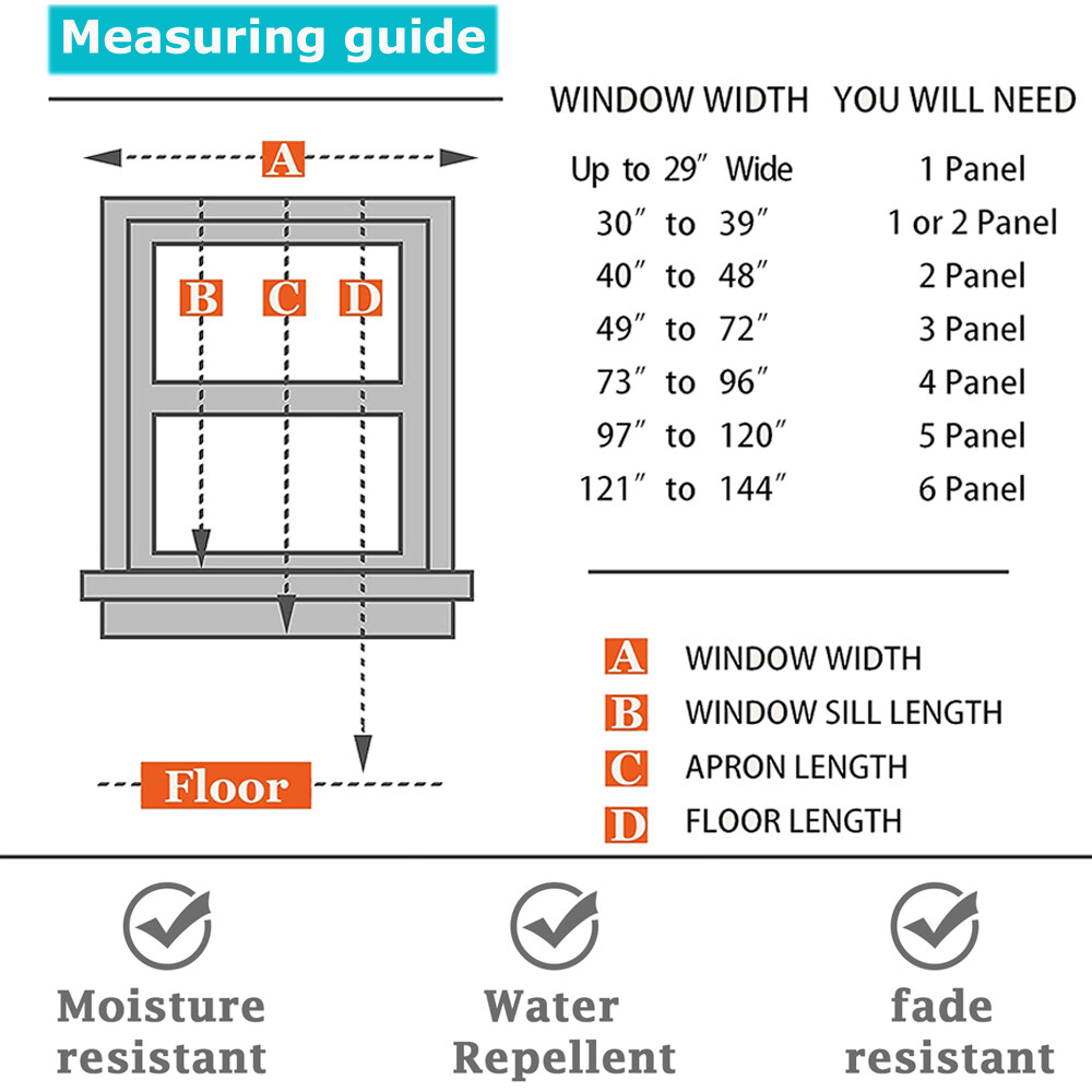 2024 New Waterproof Outdoor Curtains Patio Thermal Insulated Sun Blocking Drapes