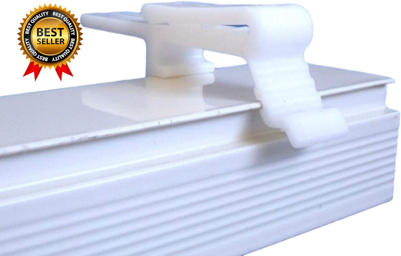 6Pcs Valance Clip Vertical Blinds Dust Cover Holder Bracket for 1 1/2 or 1-9…