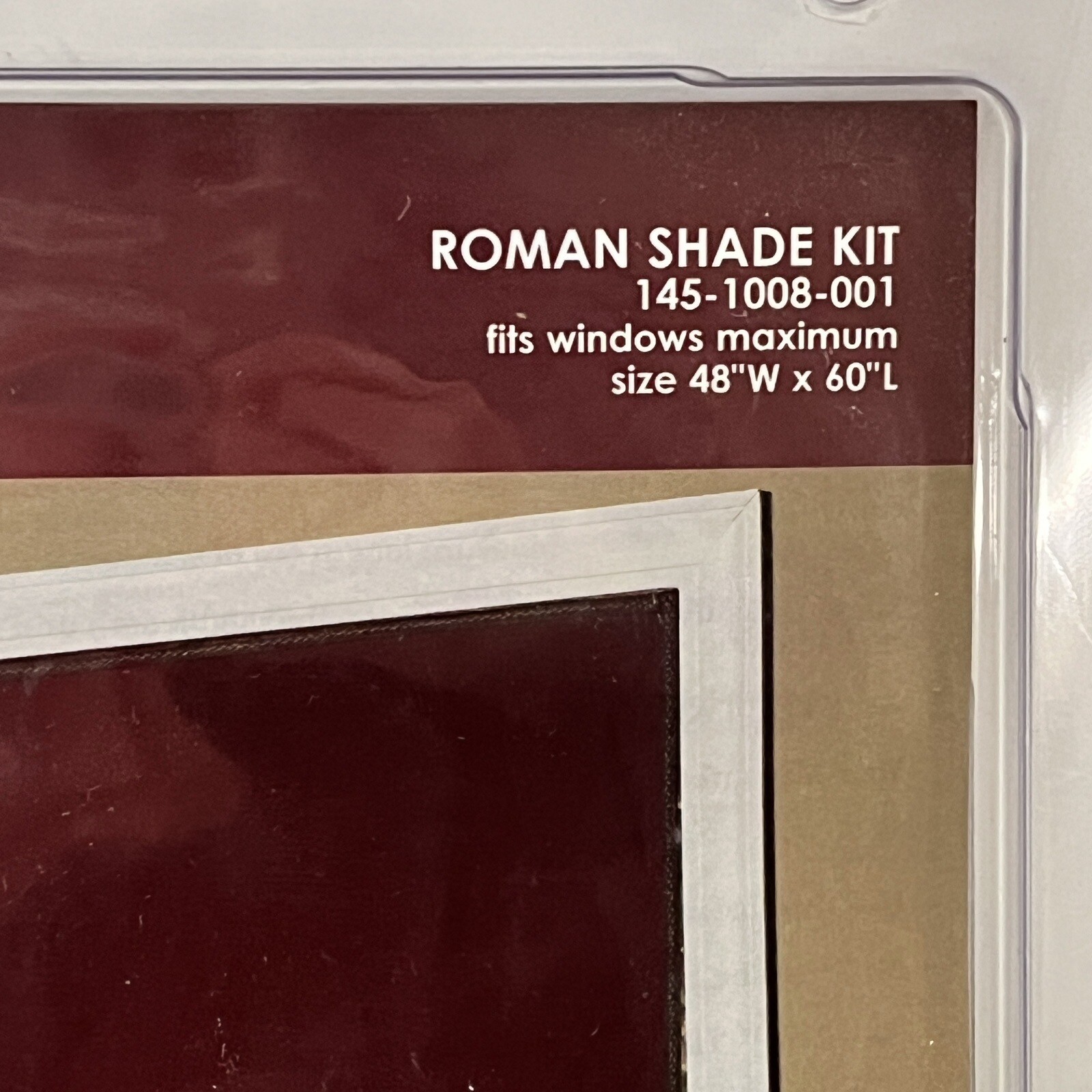 WRIGHTS Roman Shade Kit 36″ W X 54″ L “My Home”Improvement Window Treatment NIP