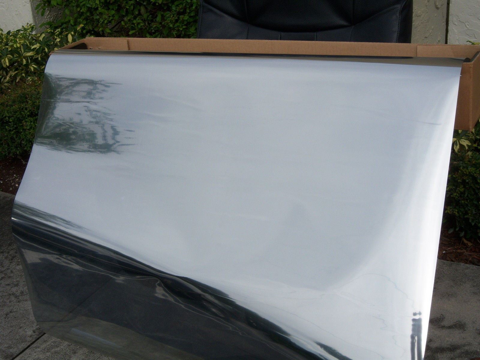 SMART INFINITY MIRROR FILM 24″ X PER FOOT REFLECTIVE WINDOW TINT SILVER CHROME