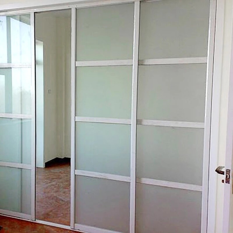 Privacy Frosted Glass Sticker Window Film For Office Bathroom Static Cling DIY