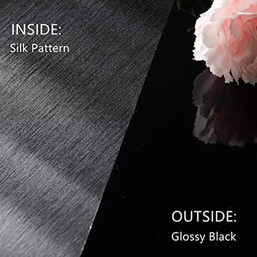 Total Blackout Window Film Silk Black Window Cover 17.7in x 6.5ft (45x200cm)