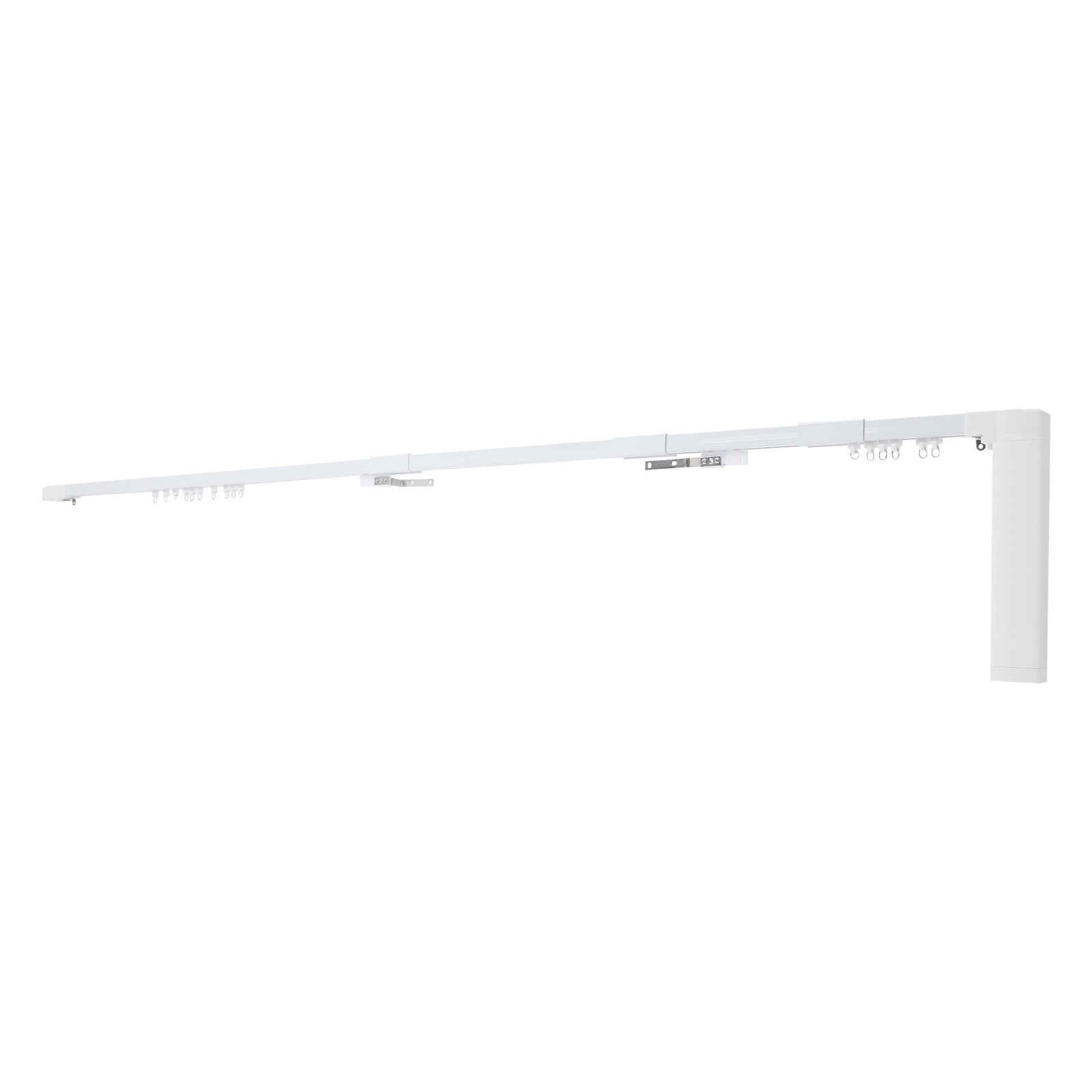 Electric Curtain Rail with Remote Control Aluminum Alloy Motorized Curtain Track
