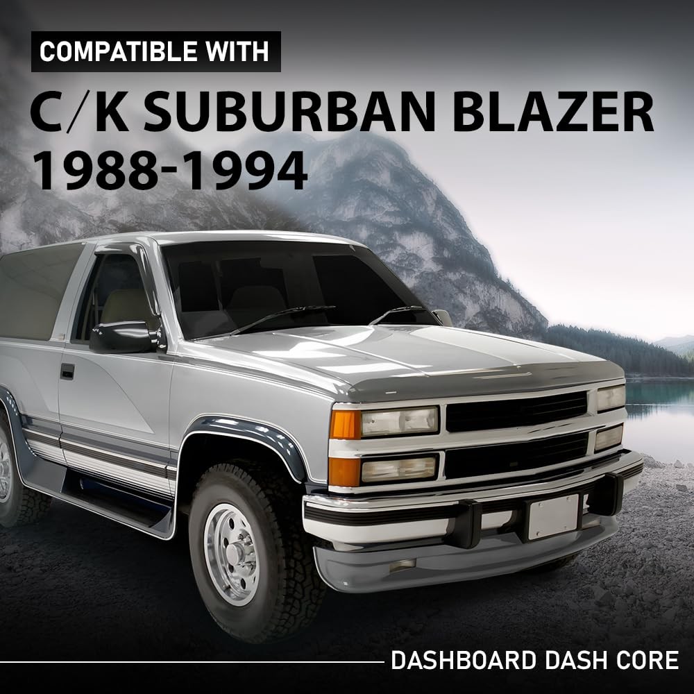 Red ABS Dash Dashboard Core for 1988-1994 Chevy GMC Truck Blazer Yukon Suburban