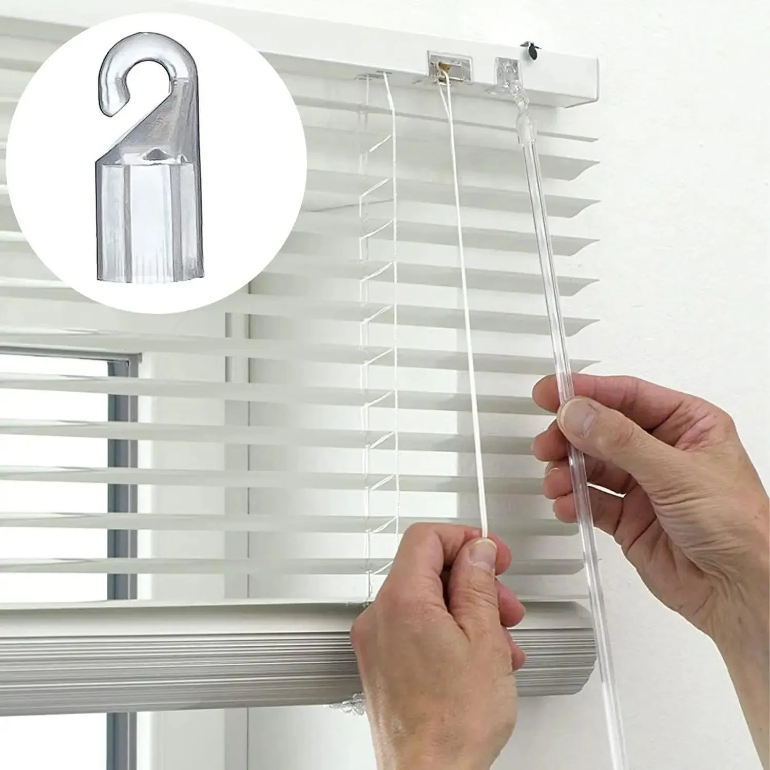 2 PACK! 29 INCH LONG REPLACEMENT White Wood Tilt Wands for Blinds FOR YOUR HOME