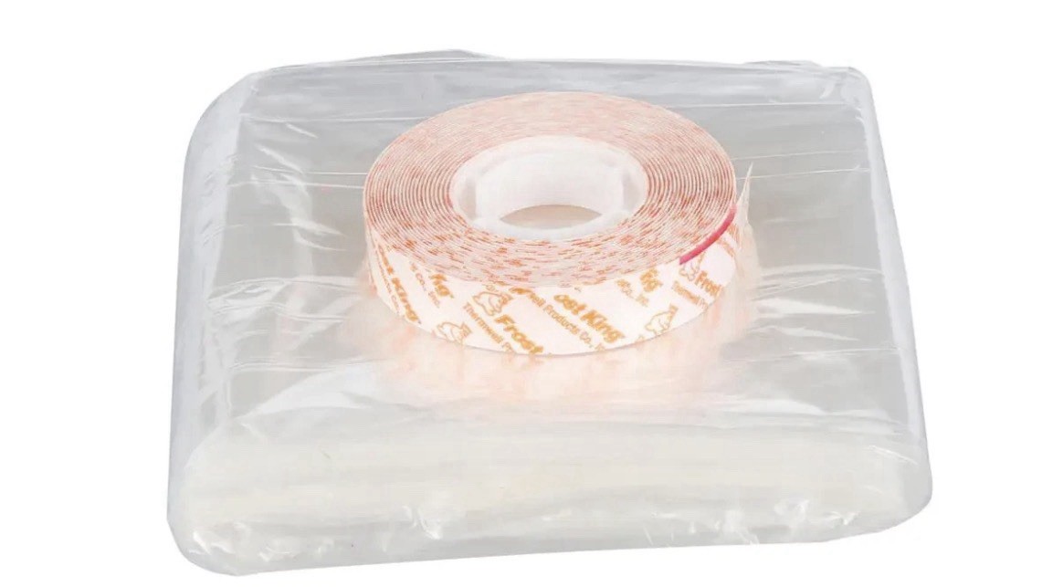 Frost King Indoor Window Insulation Shrink Kit 62 in x 42 in 3pk Clear NIB