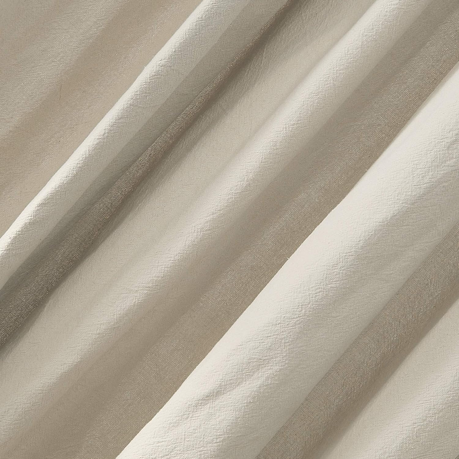 Washed Cotton Twist Tab Curtain, 52″ X 84″, Oatmeal