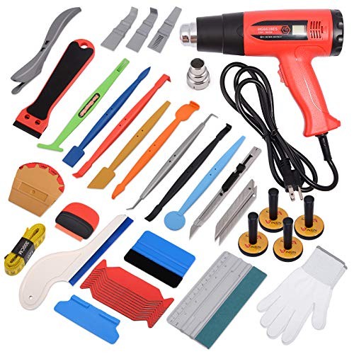 Vinyl Wrap Tool Car Wrap kit for Window Tint Film Installation, Include Heat