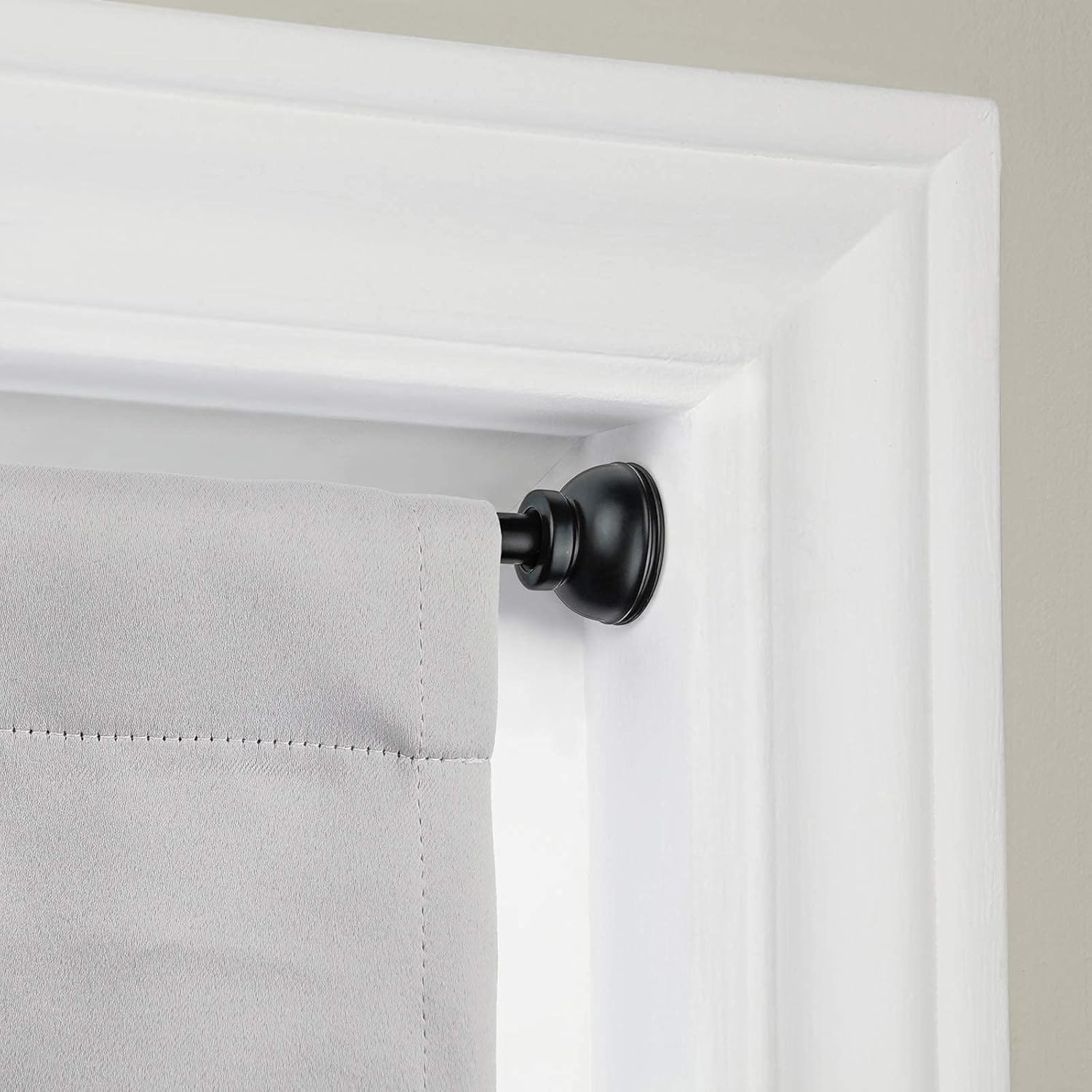 2 Pack Spring Tension Curtain Rod, 1/2- inch Decorative Tension Drapery Rod f…
