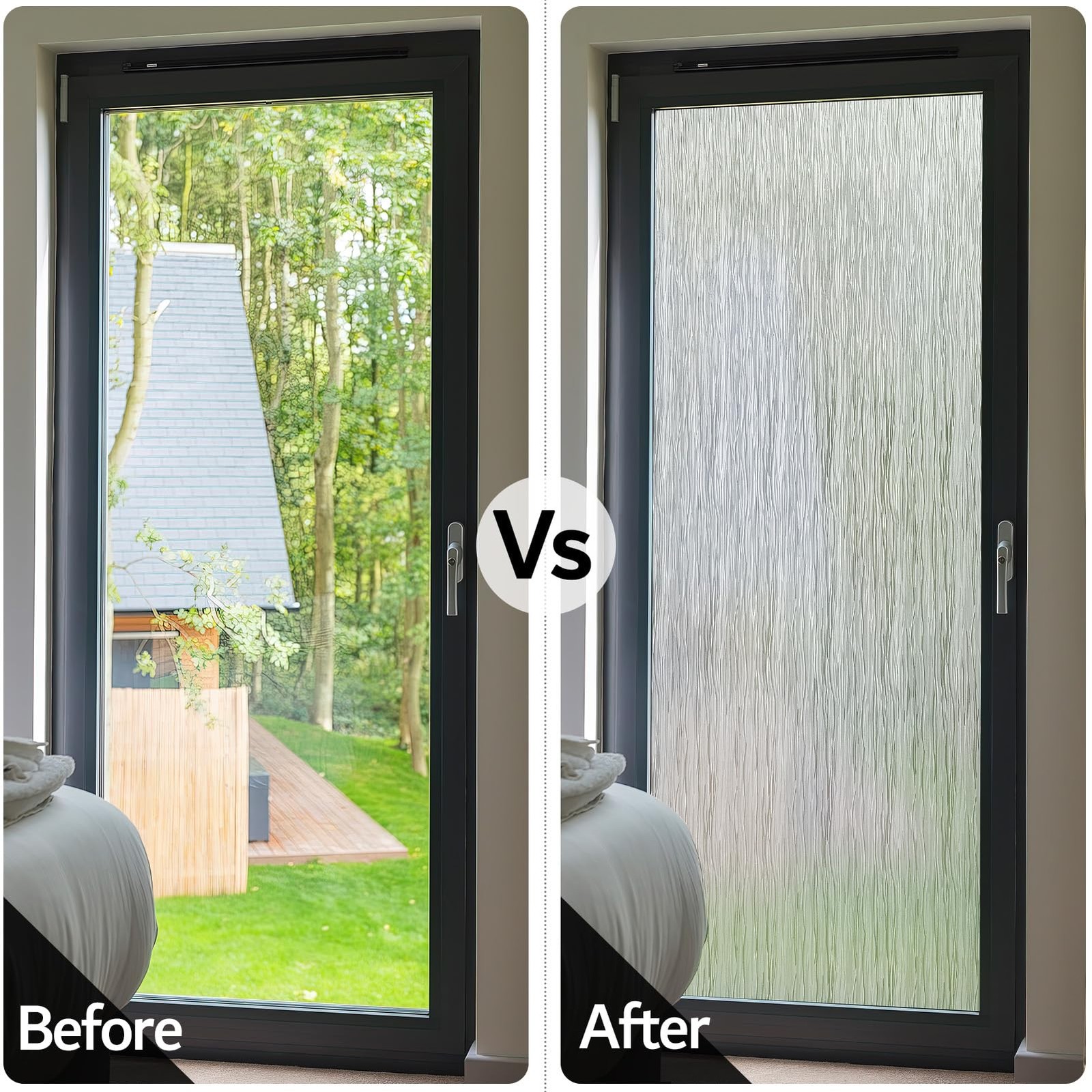 VELIMAX Translucent Window Film 17.7×78.7″ Non-Adhesive