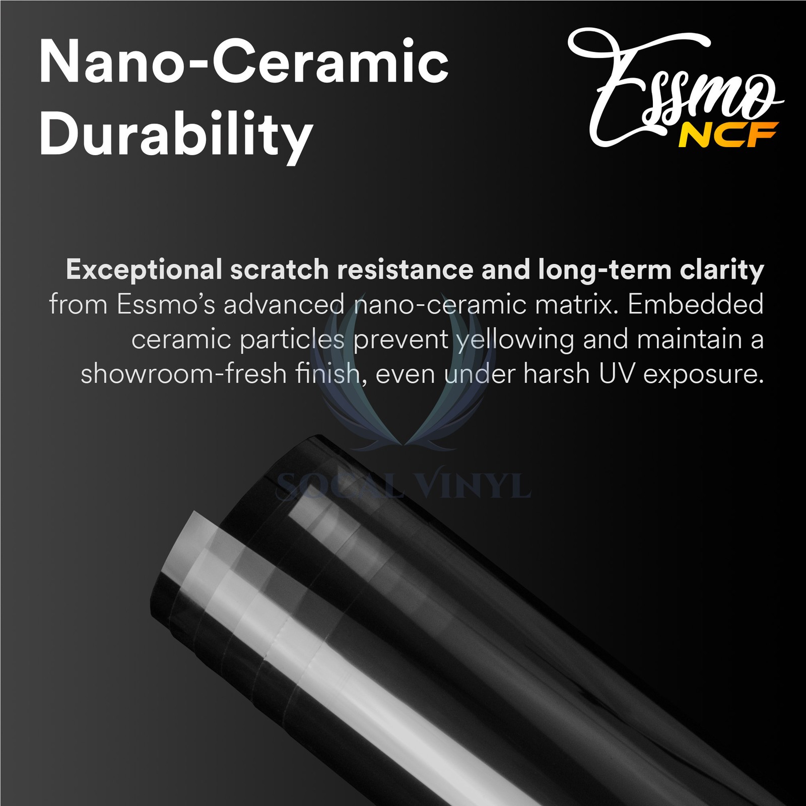 ESSMO Nano Ceramic Window Tint Film 40″ inches Width Car Home UV Heat Protection