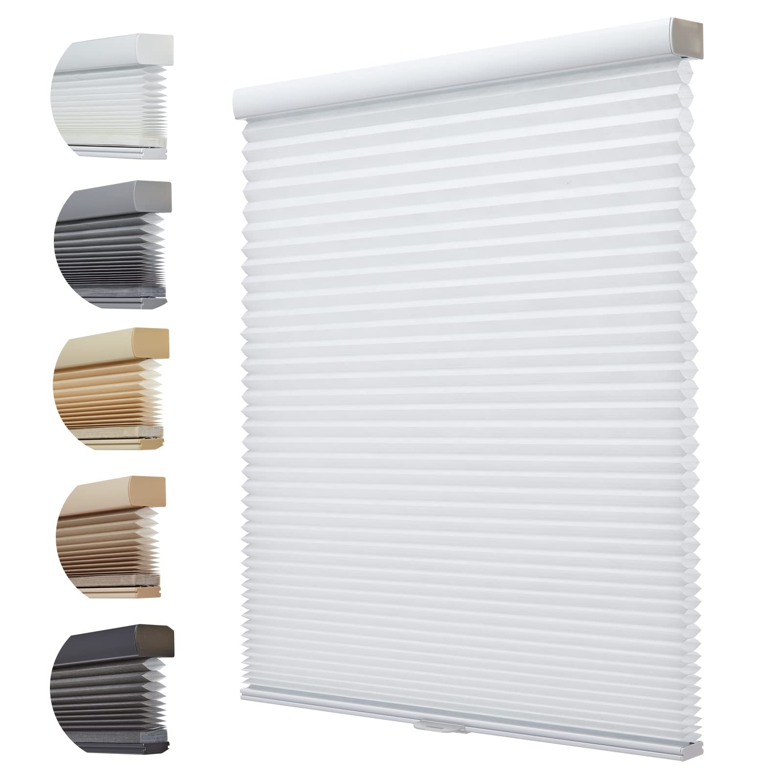 Persilux Honeycomb Shades For Windows Cordless Cellular Blinds Light Filtering