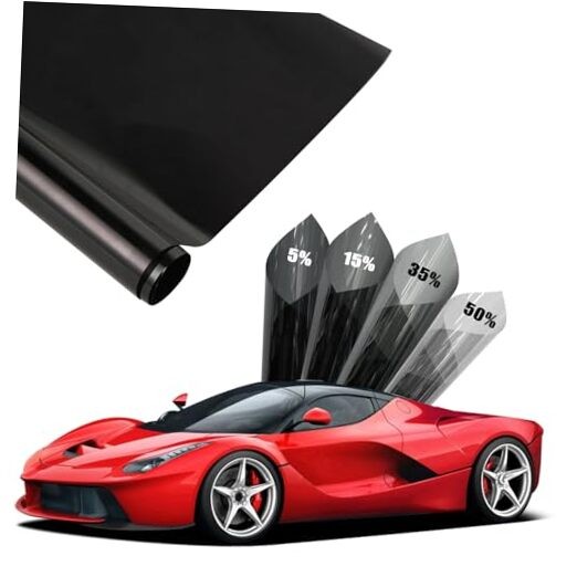 Car Window Tint Film 99% UV Blocking Automotive Privacy Window Tint Heat and