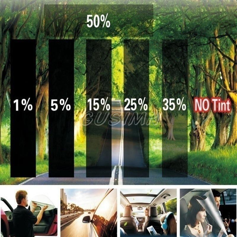 VLT Window Tint Photochromic Film Solar Protection Car Window Film Sheet 1%~50%
