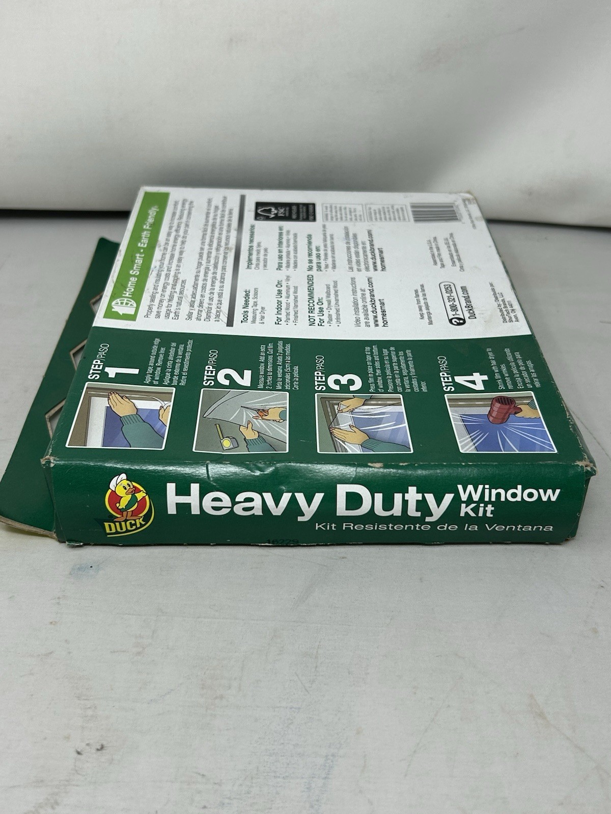 NOS Duck Extra Thick Heavy Duty Insulating Film 3 Window Kit (total 62″ x 126″)