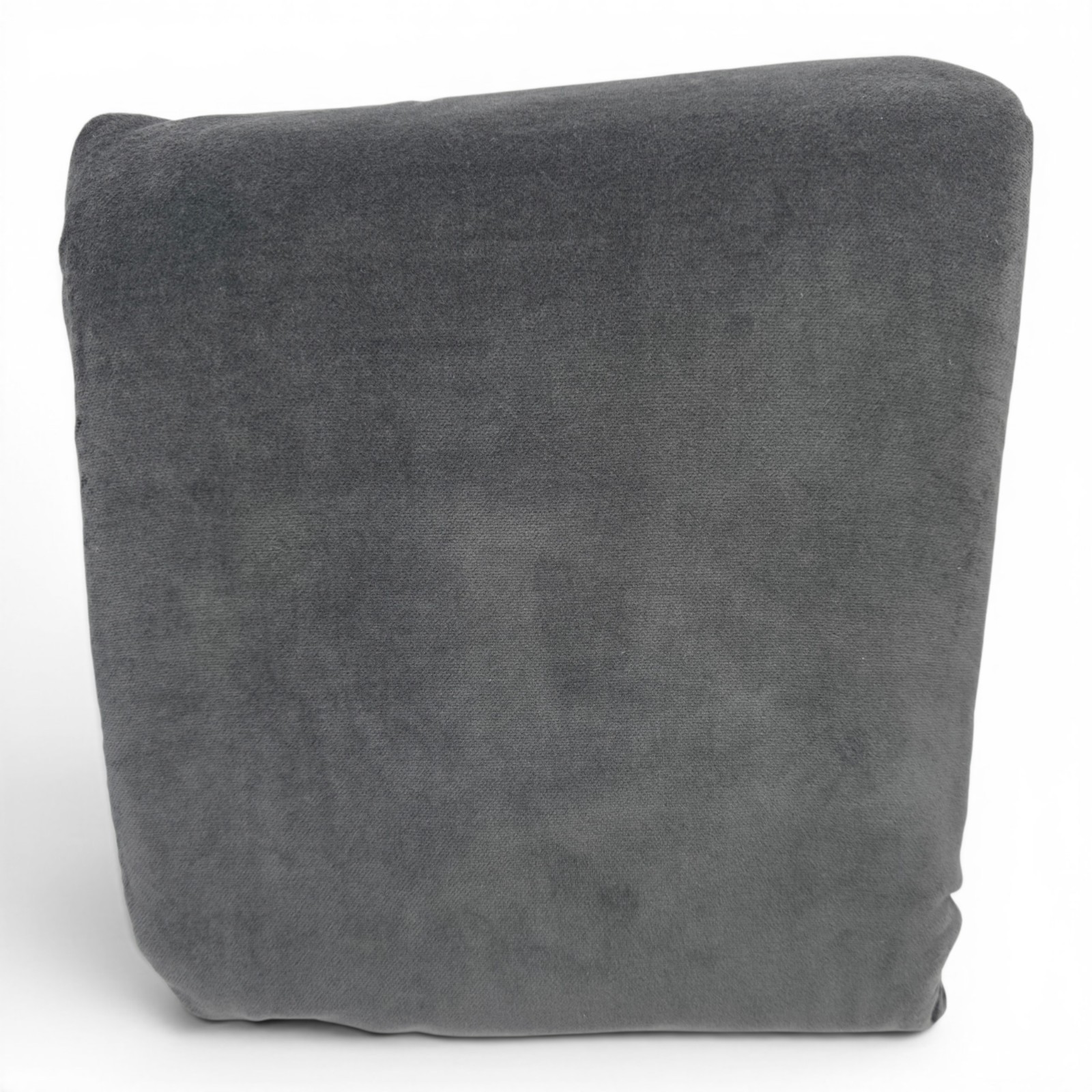 West Elm Cotton Velvet Curtain Panel 48×108 Slate Blue Gray Window Drape NEW