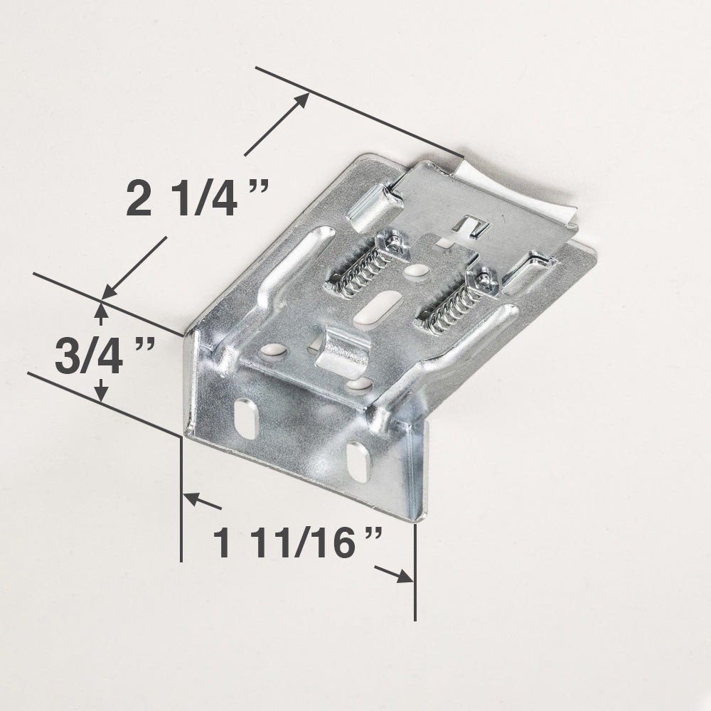Mounting Bracket for Cellular Honeycomb and Pleated Shades With a 1 13/16″…
