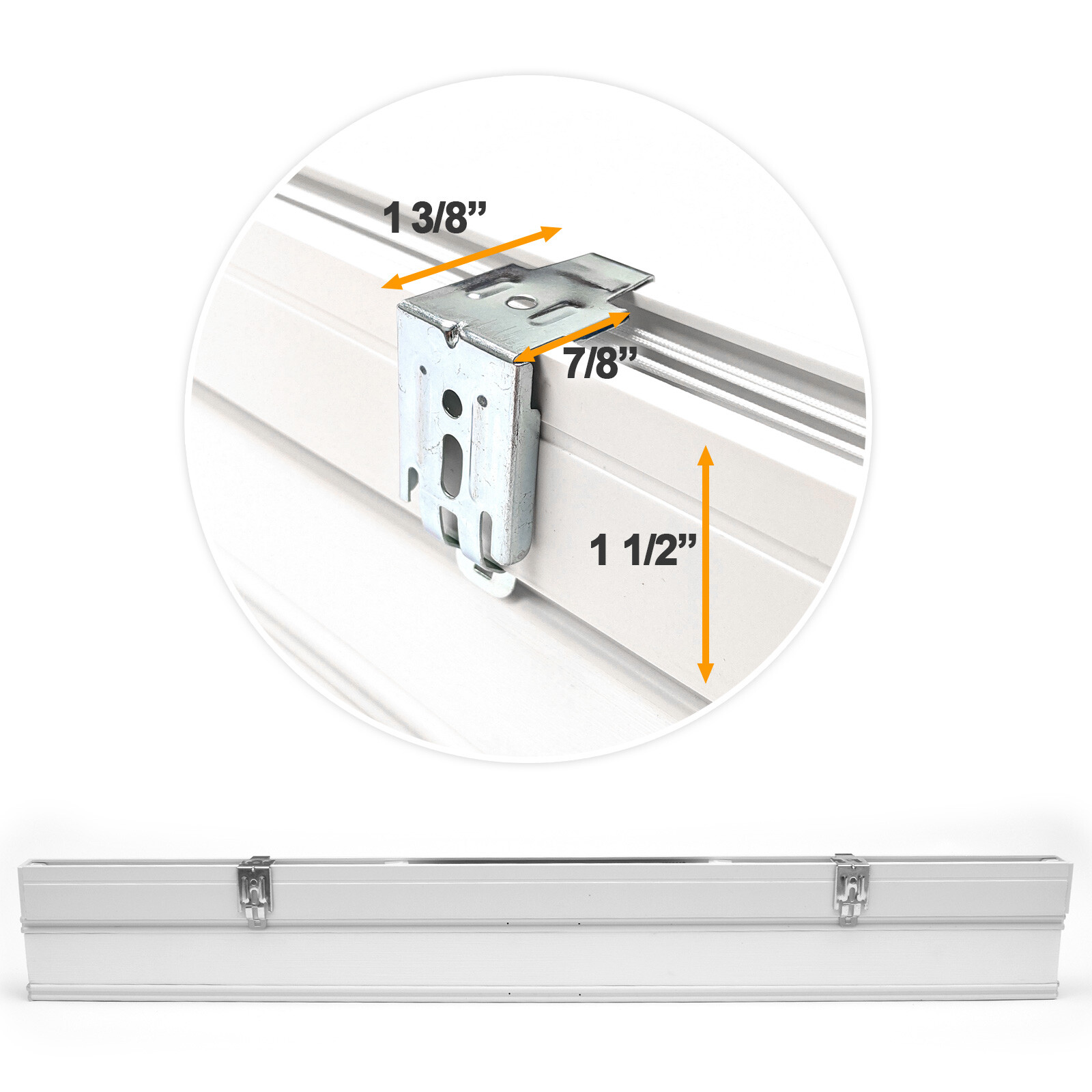 Top-Down Blinds Cellular Honeycomb Pleated Shade Cordless, White, 17-72″W x 64″H
