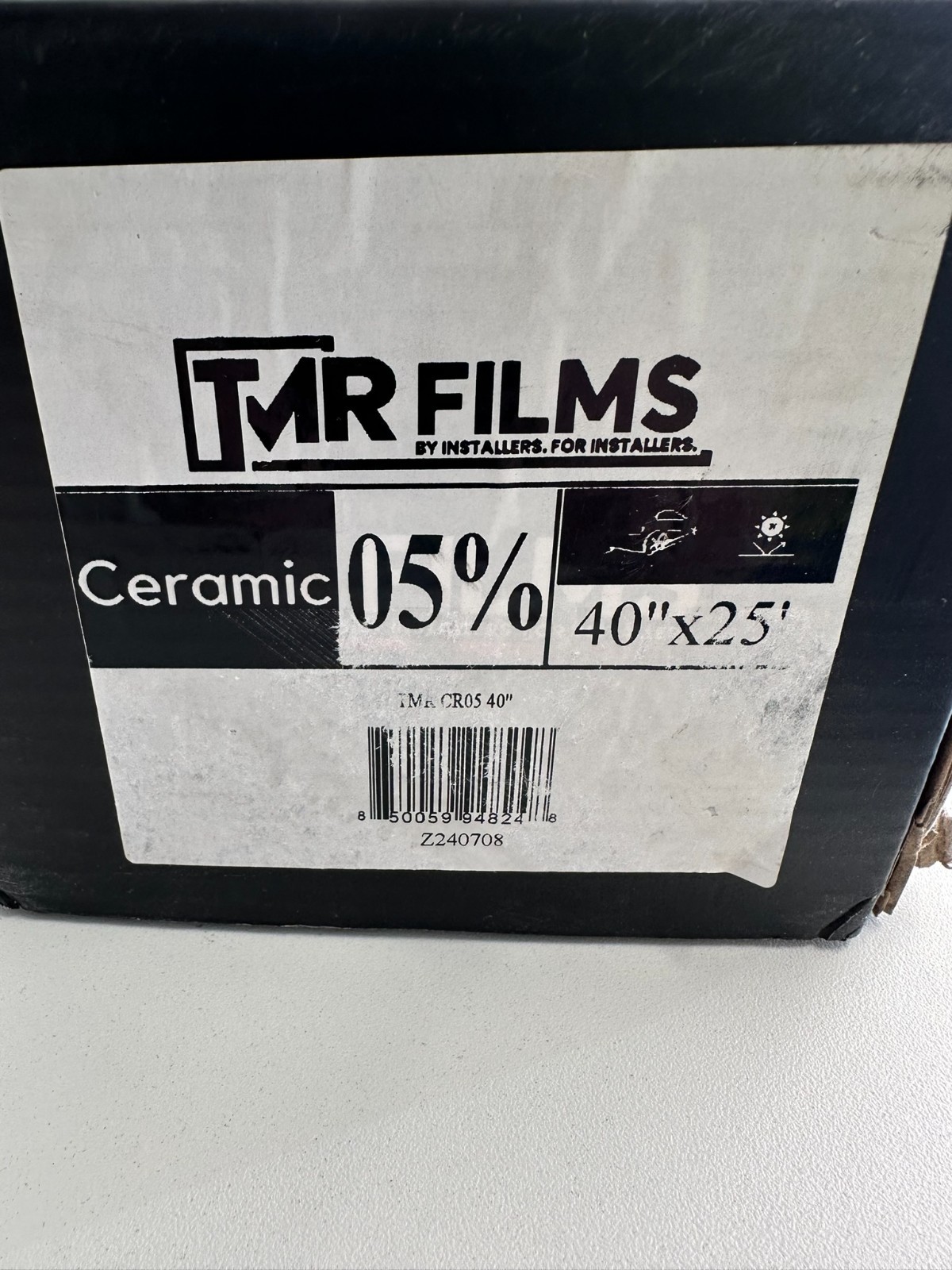 New Tint My Ride TMR Films Ceramic 05% Window Tint Roll 40″ x 25′