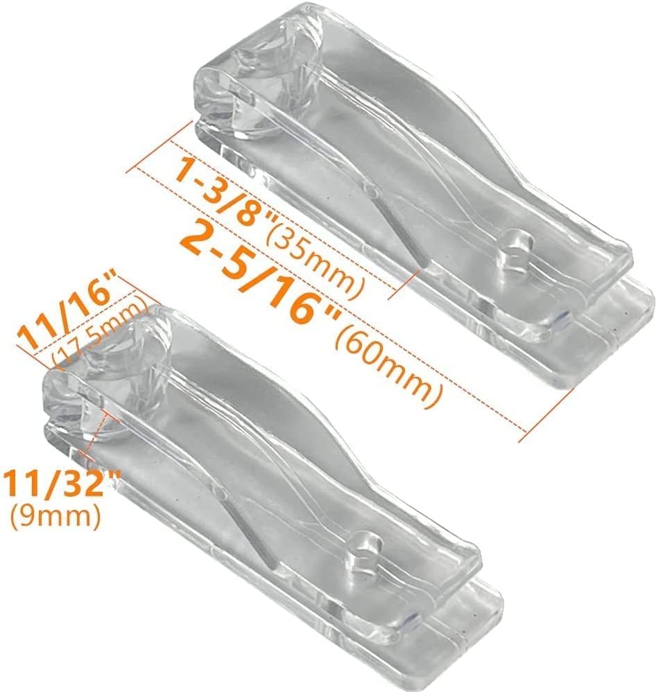 4pcs Roller Shade Clear Saftey Chain Retainer and Cord Guide Fixation Hook P …