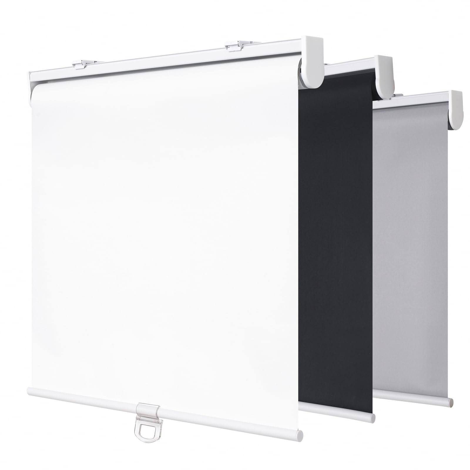 Cordless Blackout Window Roller Shades, Pull Down Spring System Indoor Blinds…