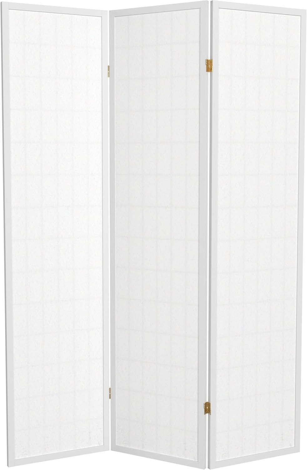 ft. Tall Window Pane Shoji Screen – White – 3 Panels
