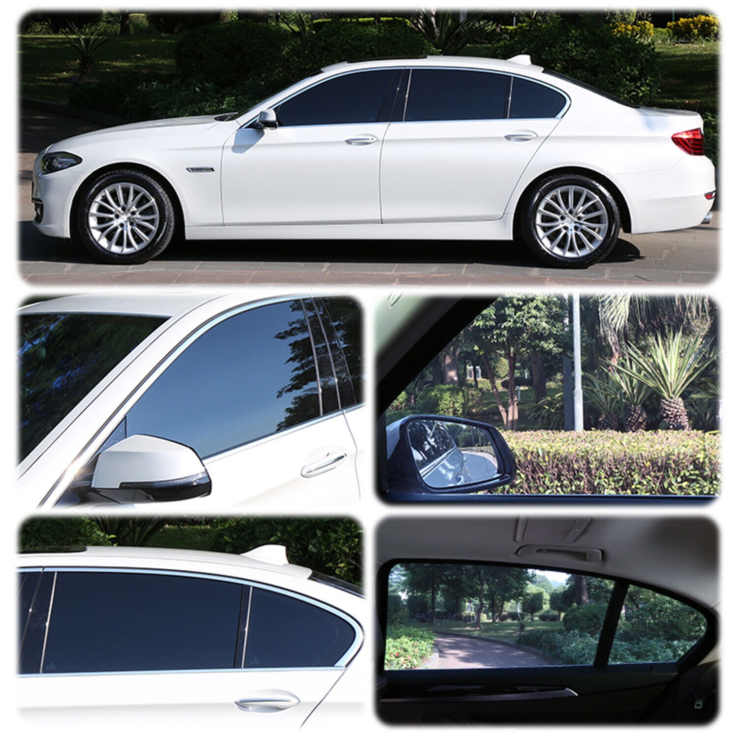 5%/15%/20% VLT Uncut Window Roll Tint Film 20″40″ Wide for Car Home Office Glass