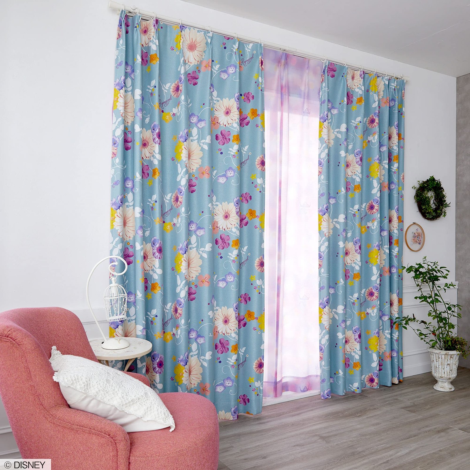 Disney Princess Curtain Drape, 1 Panel, 100 x 200 cm, BG 323-75646