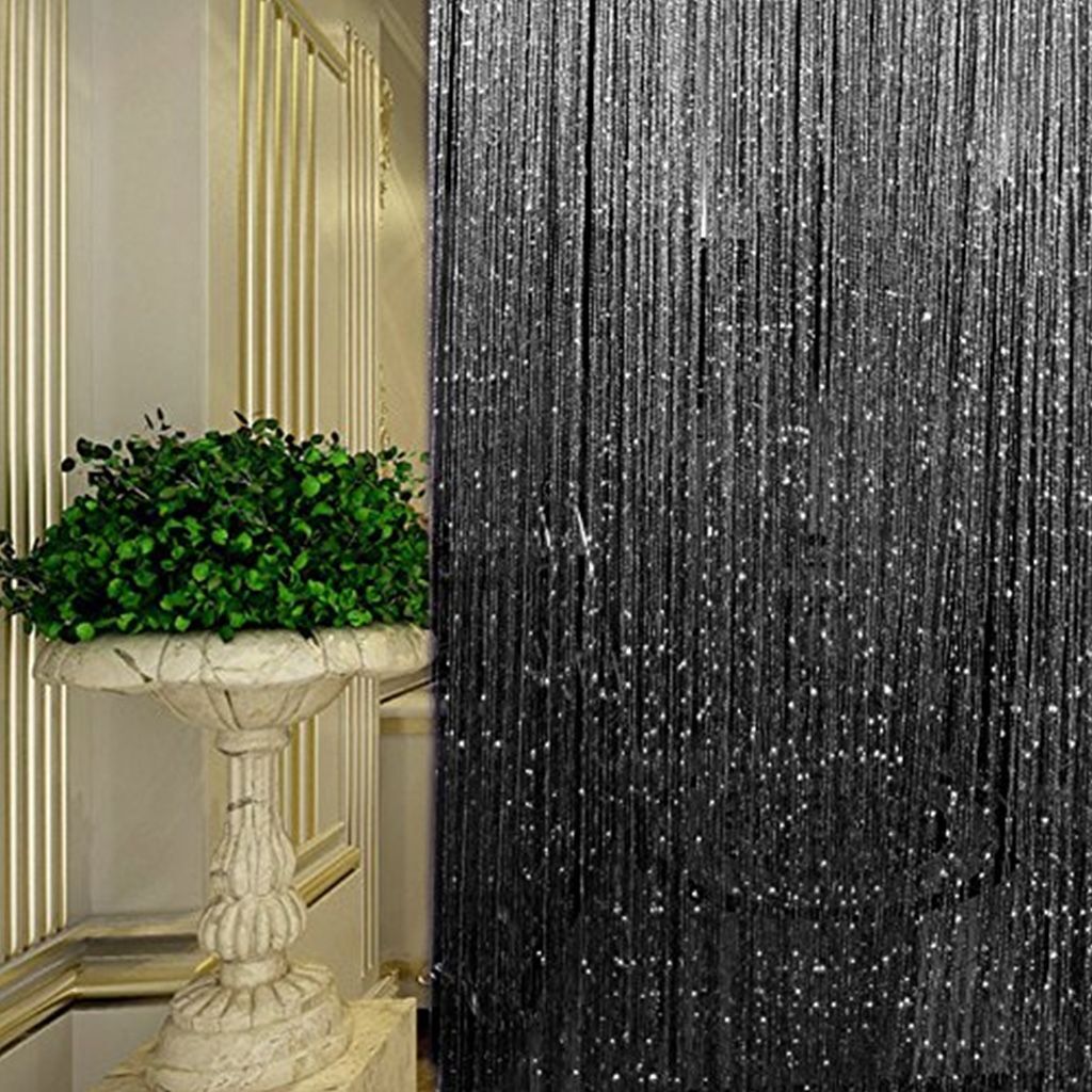 3x6ft Door String Curtain Room Divider Panel Window Tassel Fringe Beads Screen