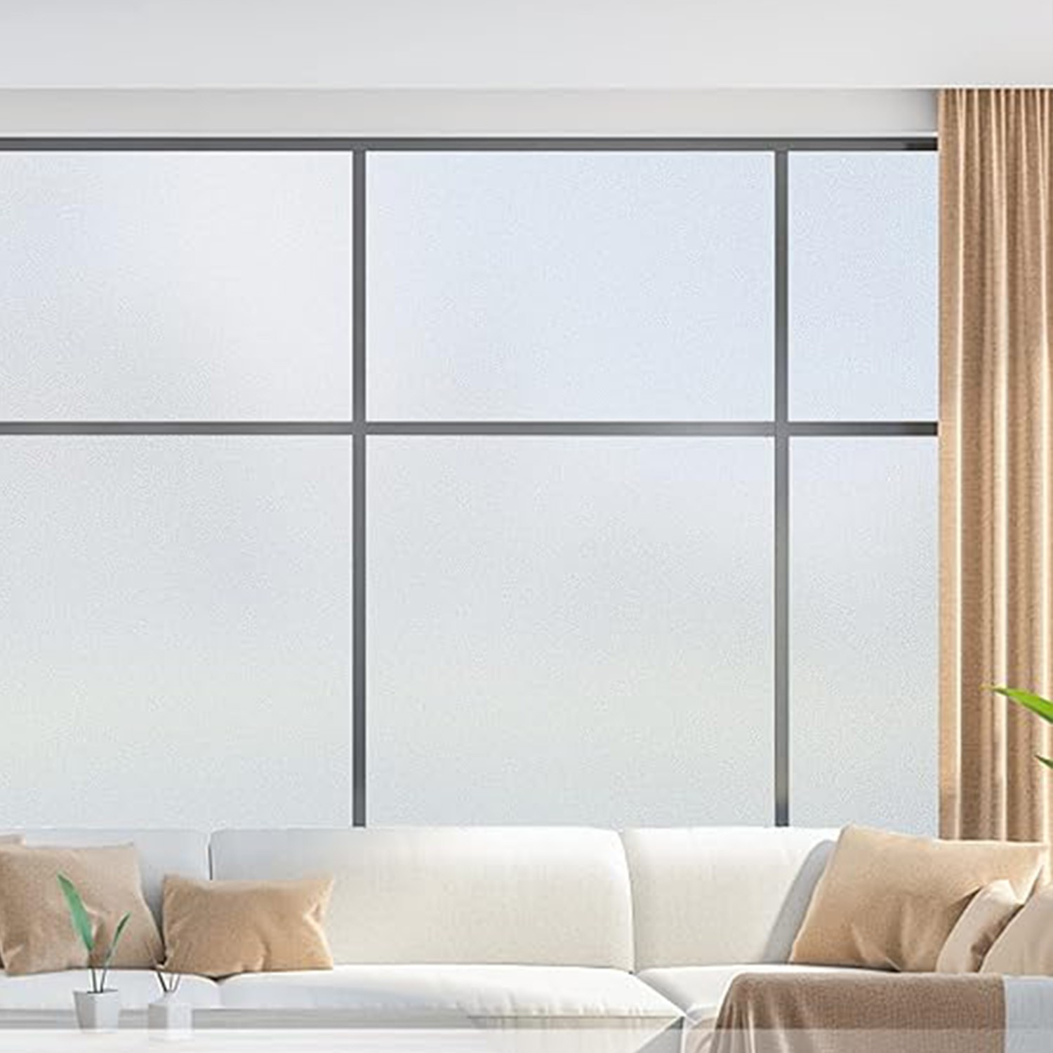 Reflective One Way Mirror Tint Privacy Window Film For Home Office Slide Door
