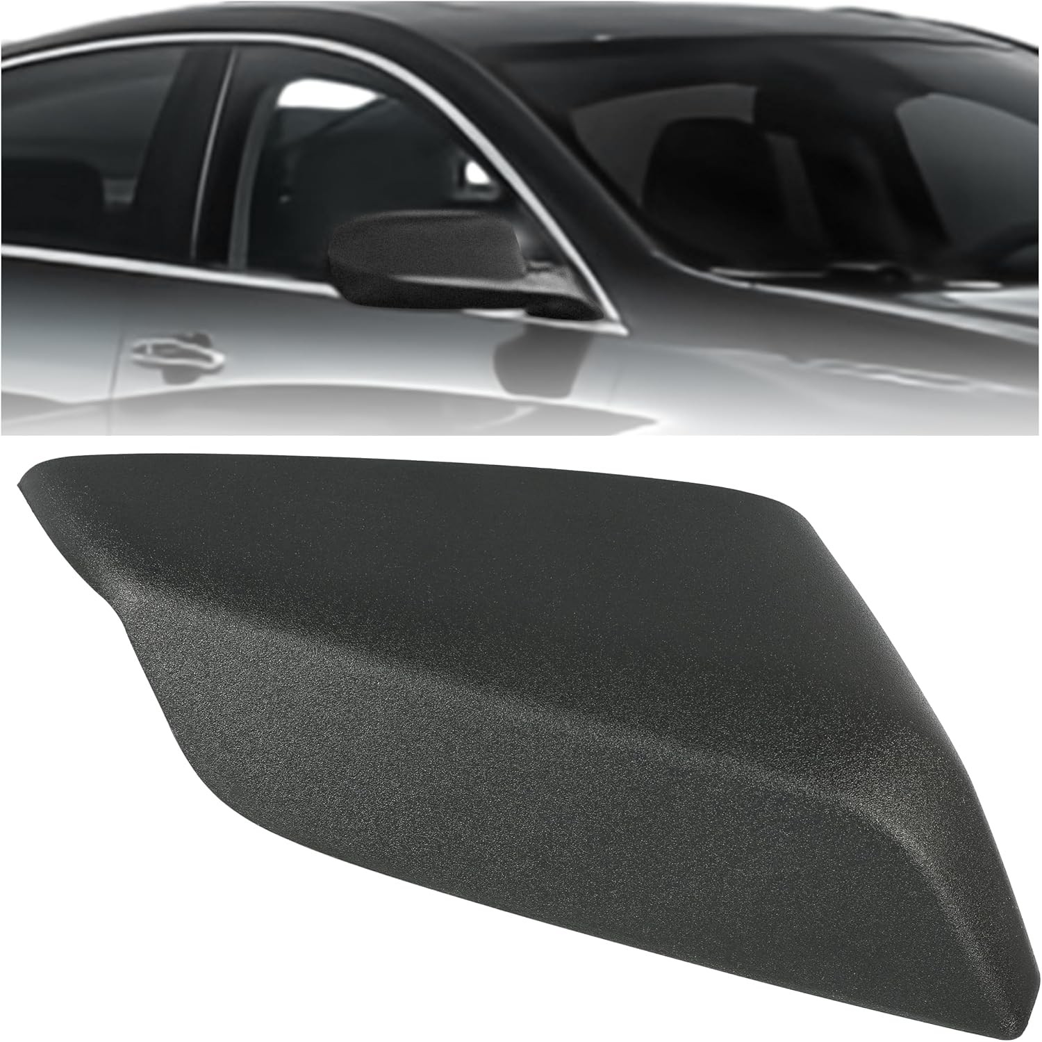 Mirror Cover Passenger Side Compatible with 2016-2022 Chevrolet Malibu Mir