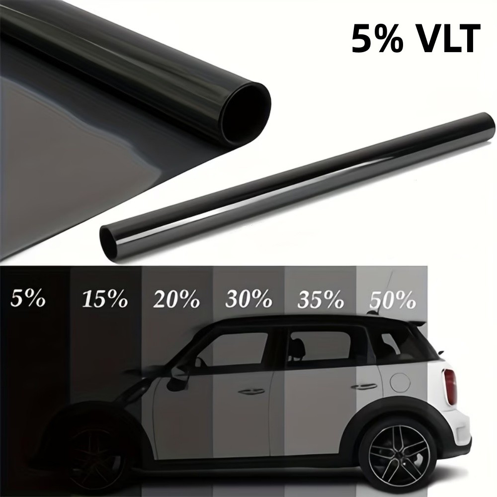 5%/35% VLT Car Window Tint Film Roll,High Heat Rejection UV Block & Privacy 16FT