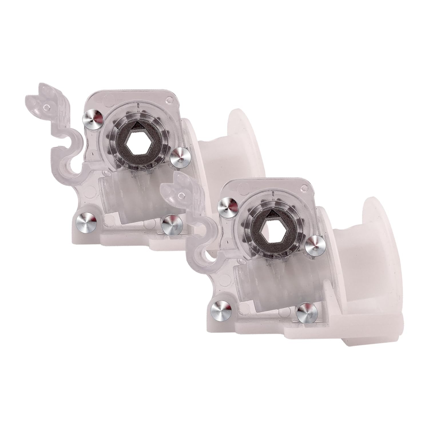 Amazing Drapery Hardware Clear Low Profile Cord Tilt Control 2ct – Fits Hex R…