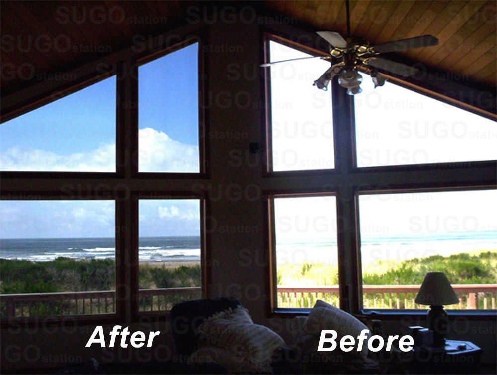 3FT x 24FT One Way Mirror Privacy Reflection Window Tint Film Reduce Heat 5%