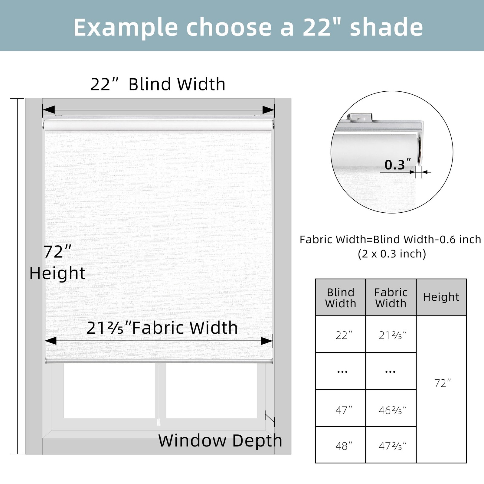 Chrisdowa Cordless 100 Blackout Roller Shade Striped Jacquard Thermal Insulated