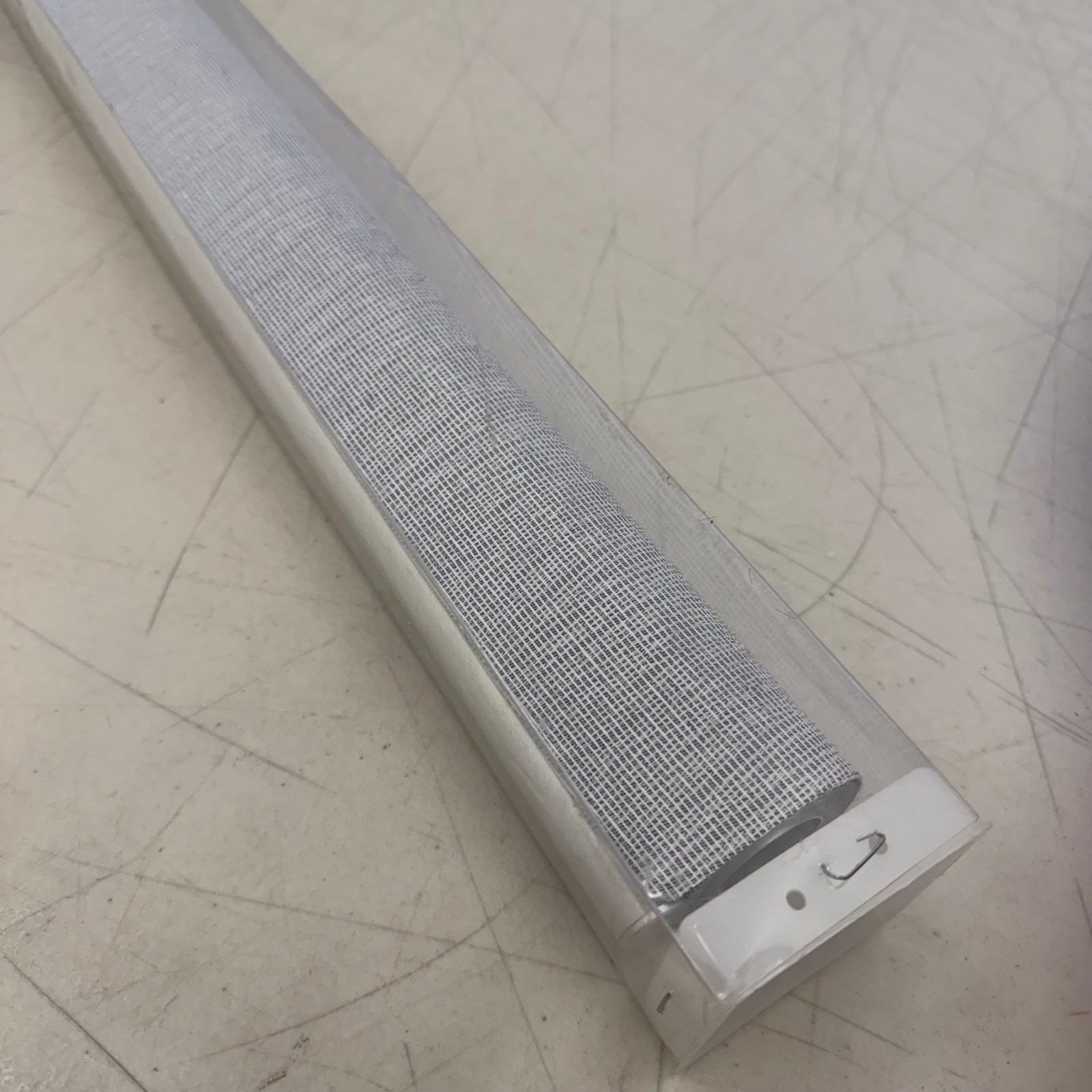 HOMEBOX 100% Blackout Roller Shade Striped Jacquard Blinds 43″x72″ – Grey