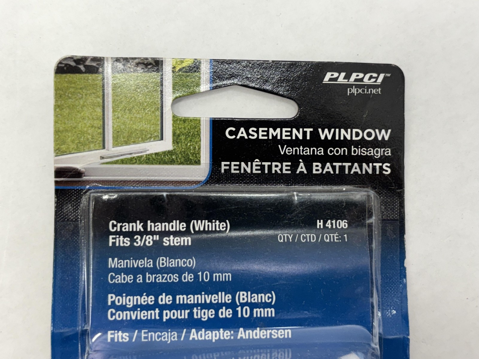 PLPCI Casement Window Crank Handle Fits 3/8″ Stem Replacement Andersen 2 Pack