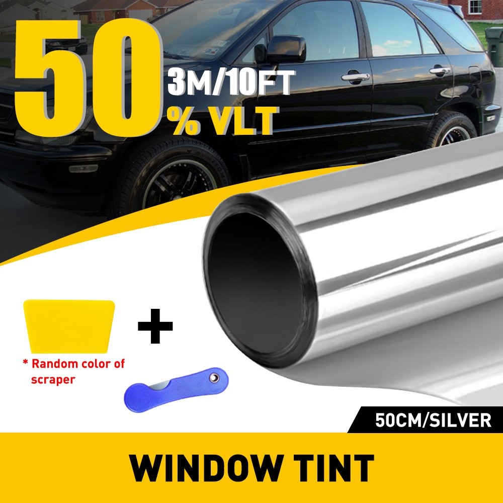 Uncut Roll Window Tint Film 5% VLT 35% 50% for Car Home Office Glass Tool EXD