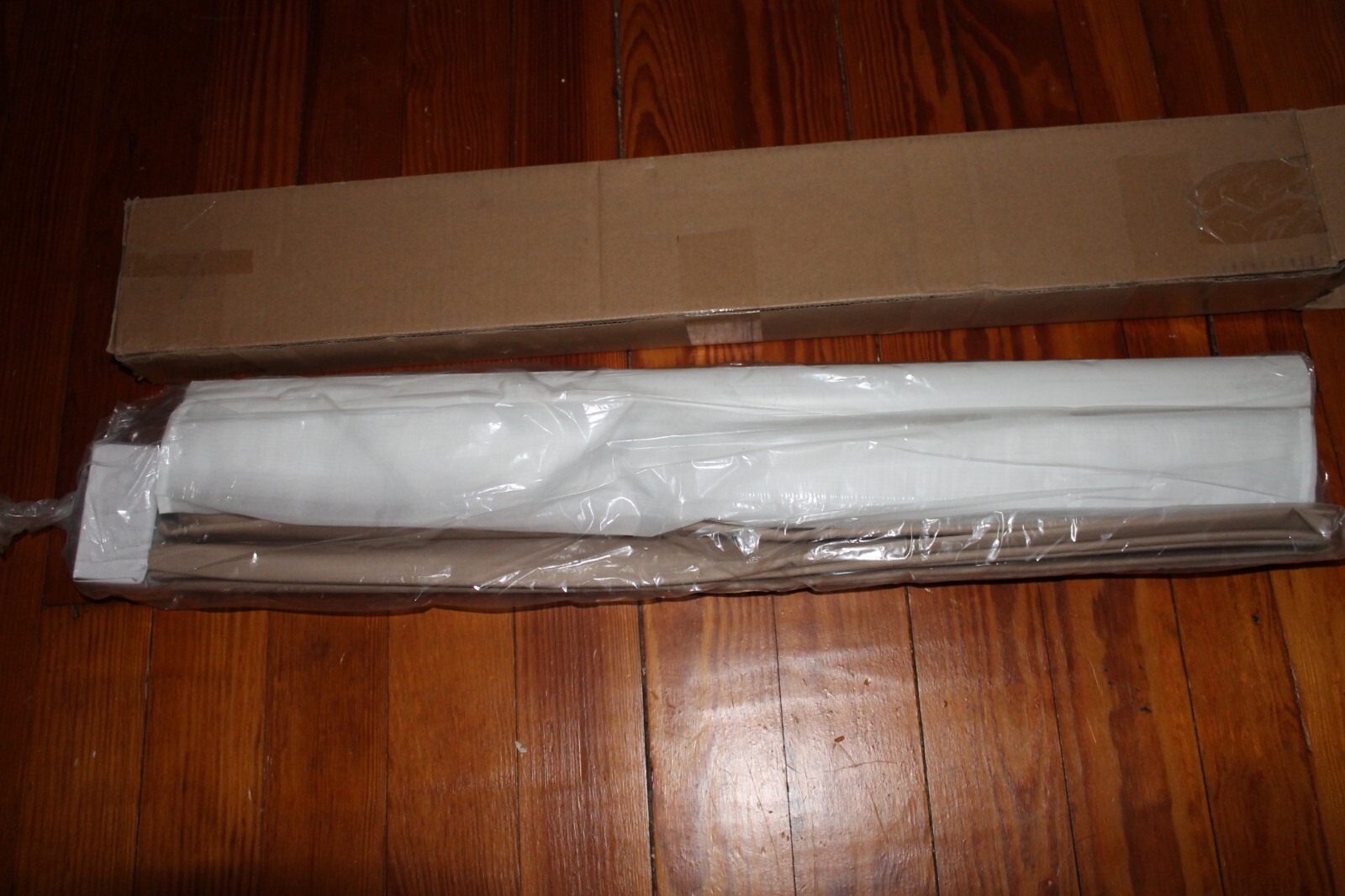 29 in. X 64 in. White Cordless Roman Shades