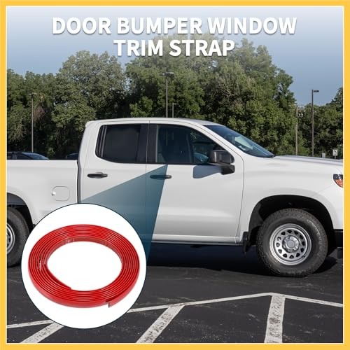 Car Truck Window Trim Strip 2/5″ 10mm Width 10Ft 300cm Self Adhesive Scratch