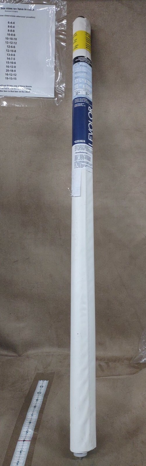 Levolor Blackout Room Darkening Cordless Roller Shade 37 X 78 in.