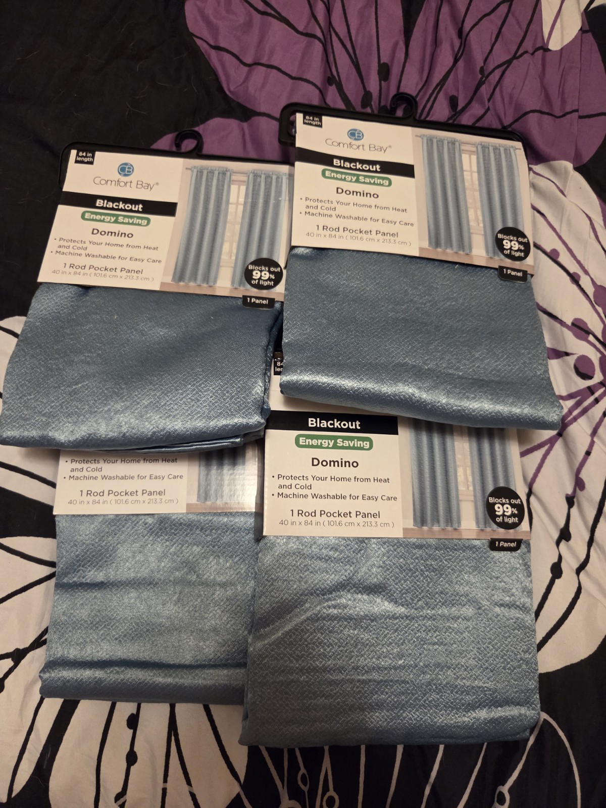 Blackout Curtains 4-Panel Set