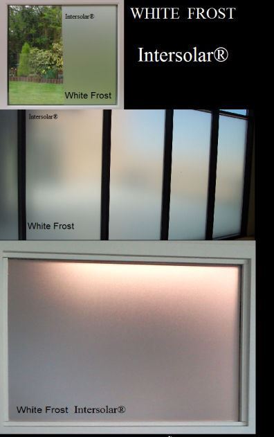 White Frost Privacy window film Made in usa 36 inch x 9 ft