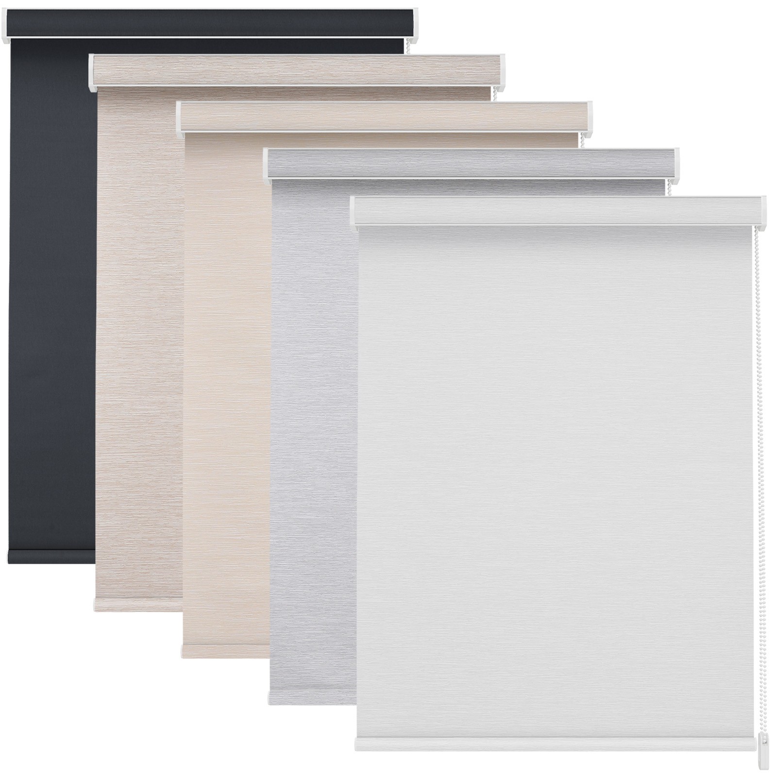 Changshade CUSTOM Made Roller Shades Roll-up Blind Corded Blackout Window Blinds