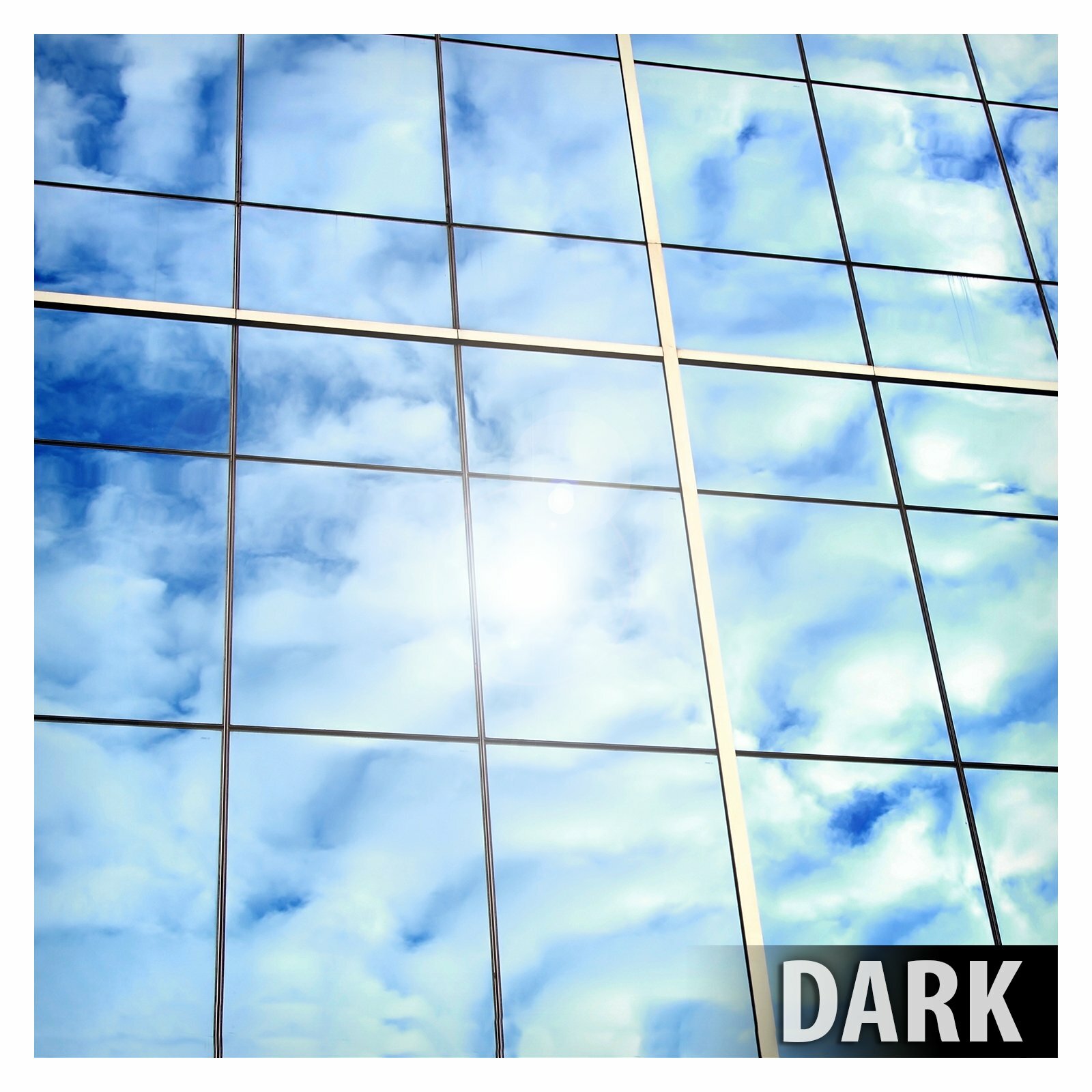 BDF EXS15 EXTERIOR Window Film Daytime Privacy and Sun Control Silver 15 (Dark)