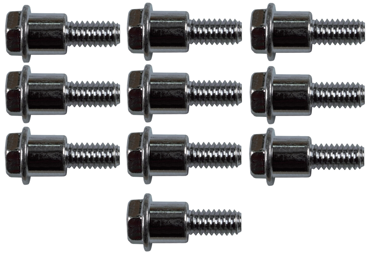 Plastic Adapter 1/4″ Shoulder Bolts for Drapery Batons – 10 Pack