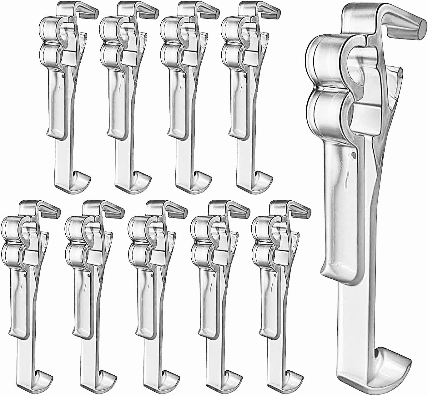 Amazing Drapery Hardware 3.0 Inch Clear 0.4″W x 3″L (Pack of 10),
