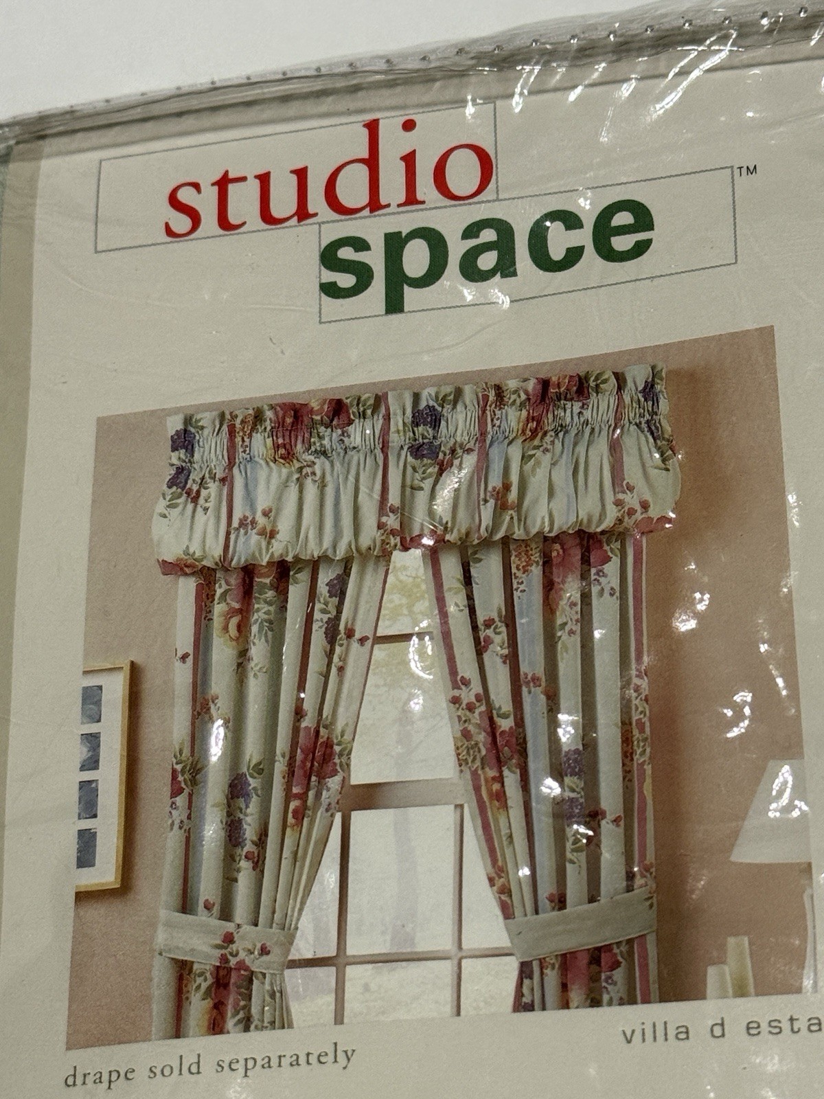 Studio Space Blouson Valance 84×15″ Flower Spring Villadesta Floral Target Green