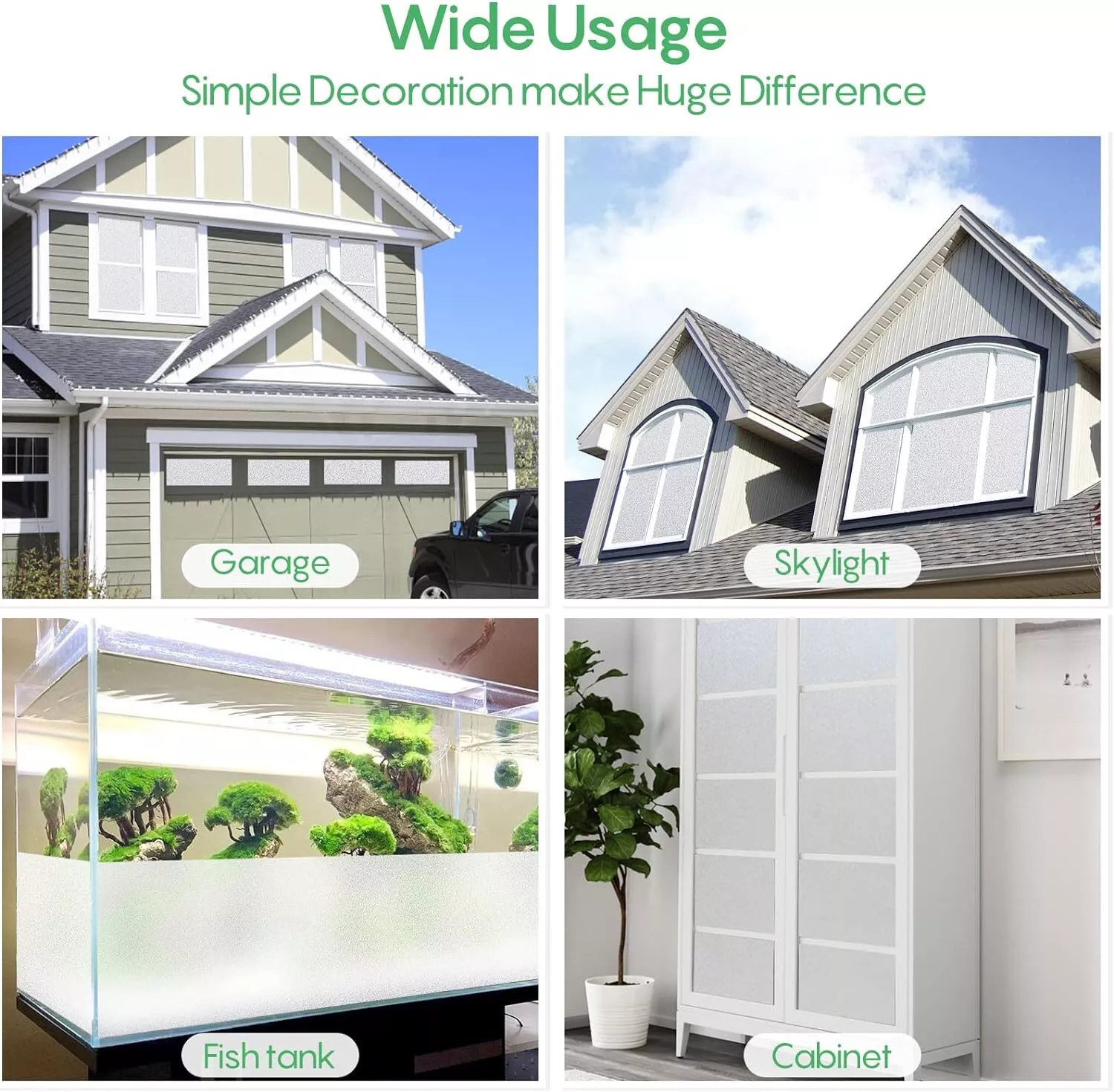 Uncut Roll One Way Mirror Tint Window Film Privacy Protect For Home Office DIY