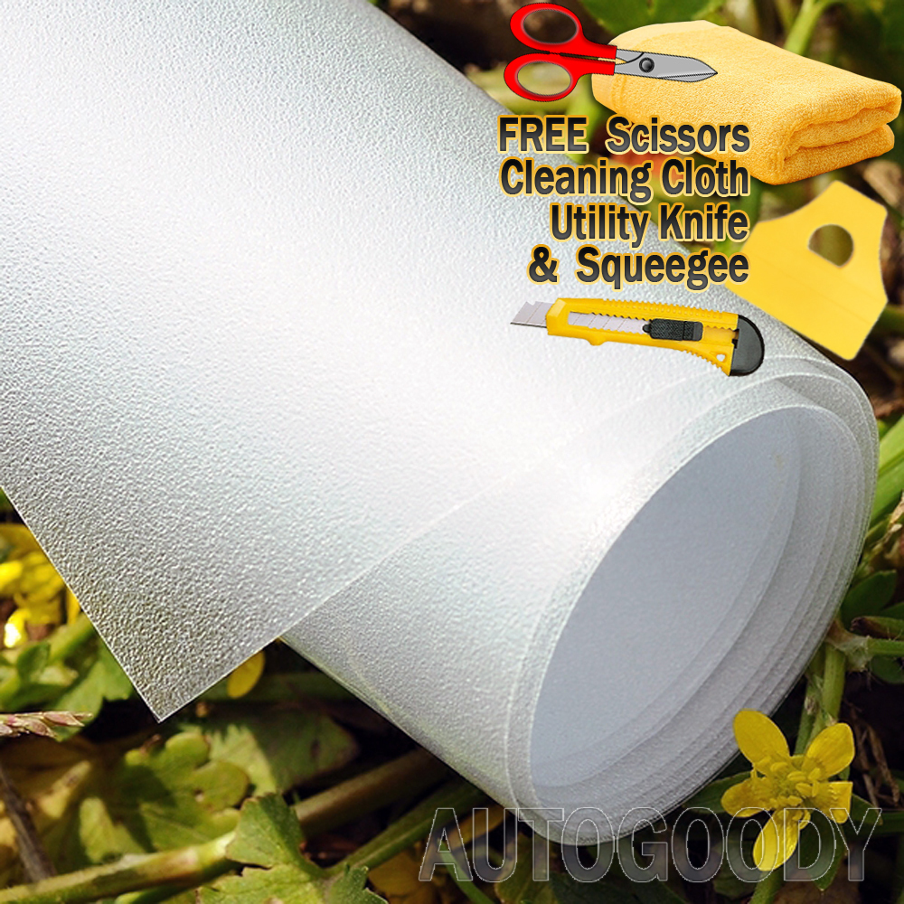Frosted Glass Film Static Cling Office Bedroom Bathroom Home Window Tint